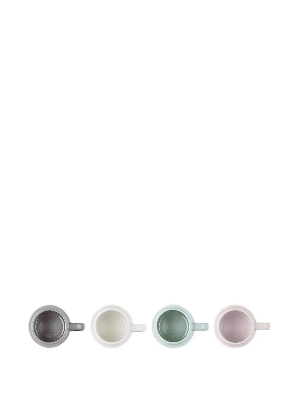 Le Creuset Logo Mug (set Of Four) In Multi