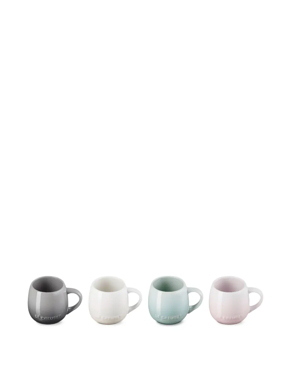 Le Creuset Logo Mug (set Of Four) In Multi