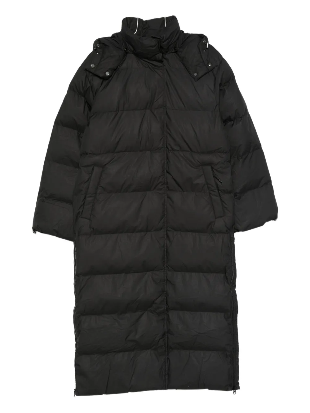 Samsoe & Samsoe Padded Parka Coat In Black
