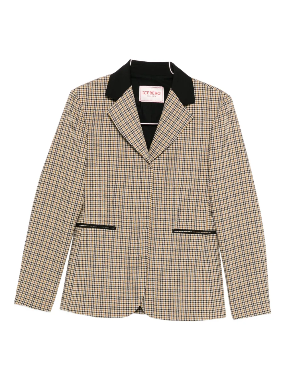 Iceberg Check-pattern Jacket In Neutral