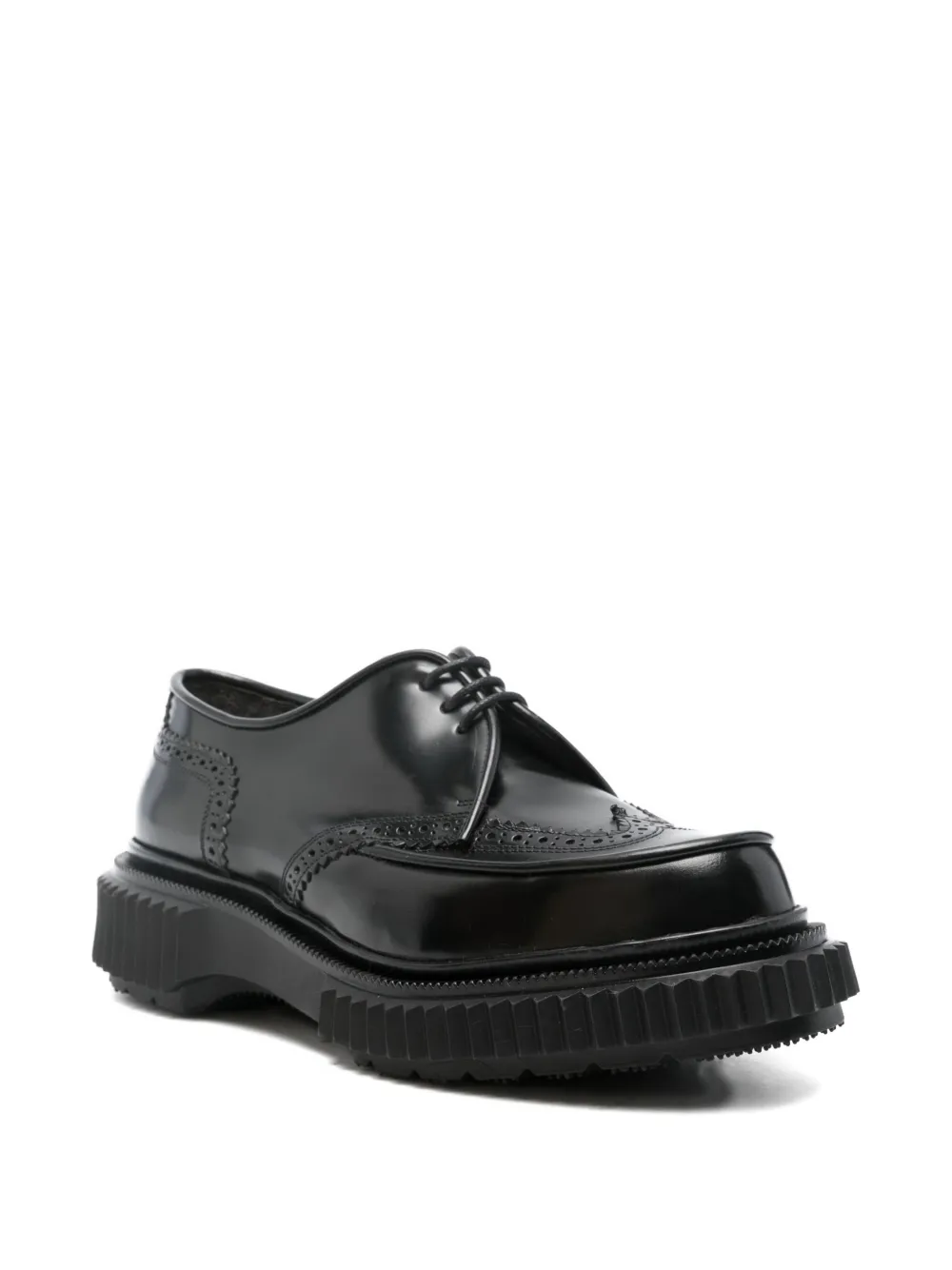 Adieu Paris Leren Oxford schoenen Zwart