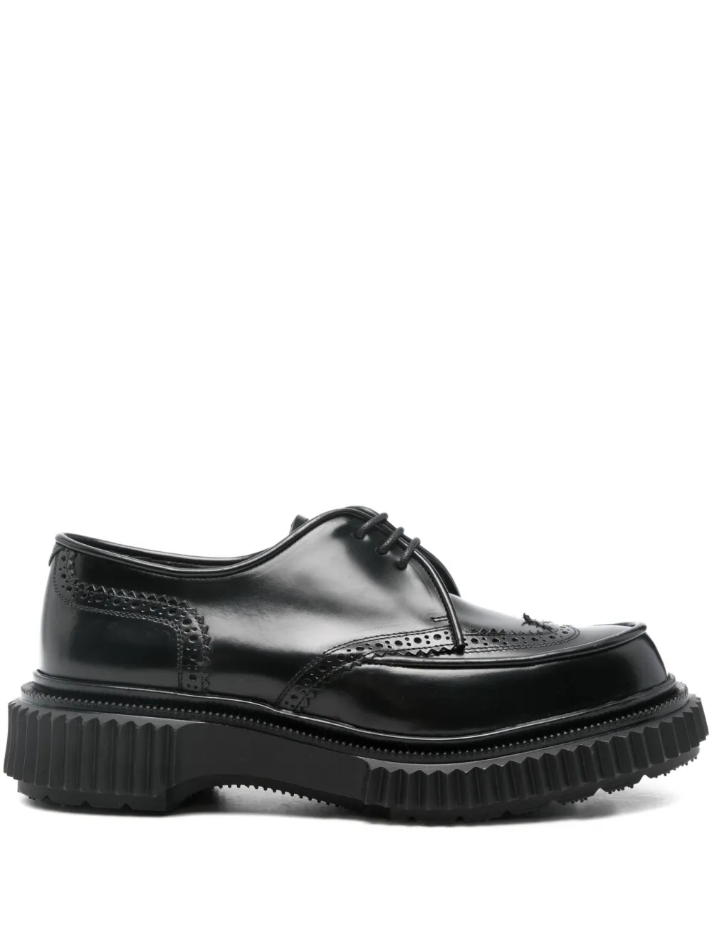 Adieu Paris Leren Oxford schoenen Zwart