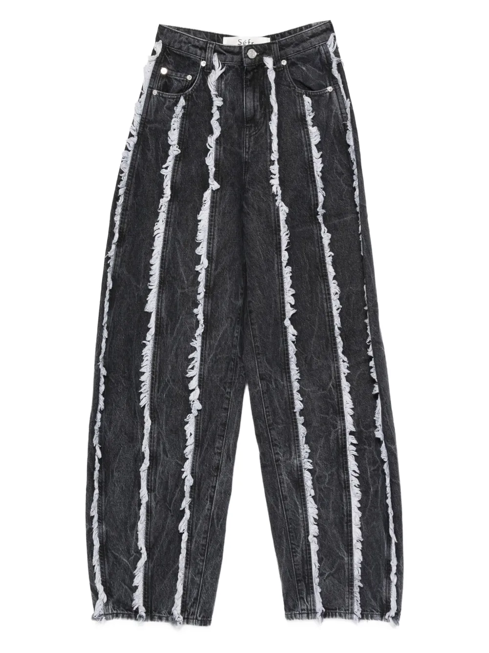 Séfr cutline rayne jeans - Grigio