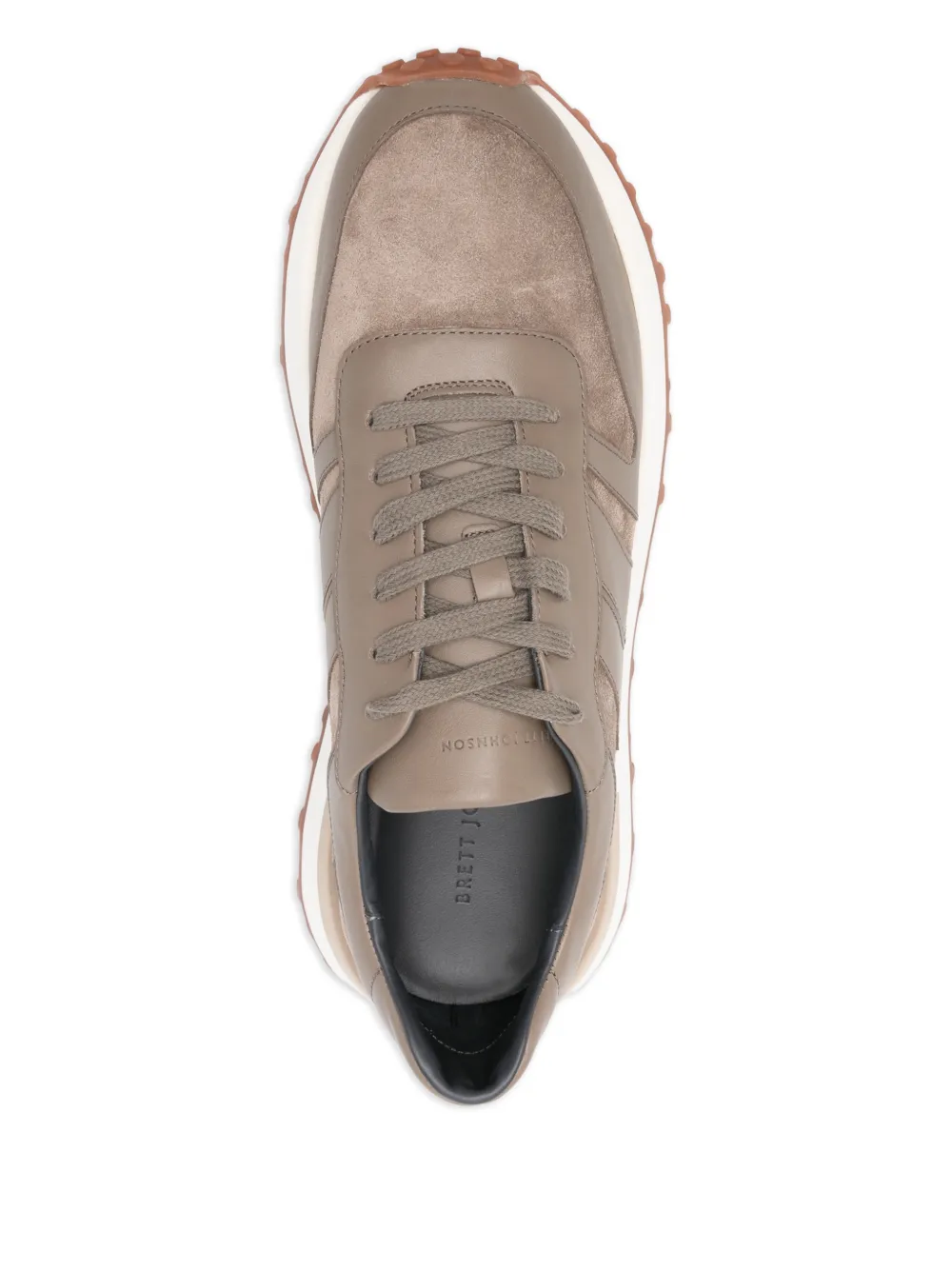 Brett Johnson Peltro Suede Sneakers In Brown