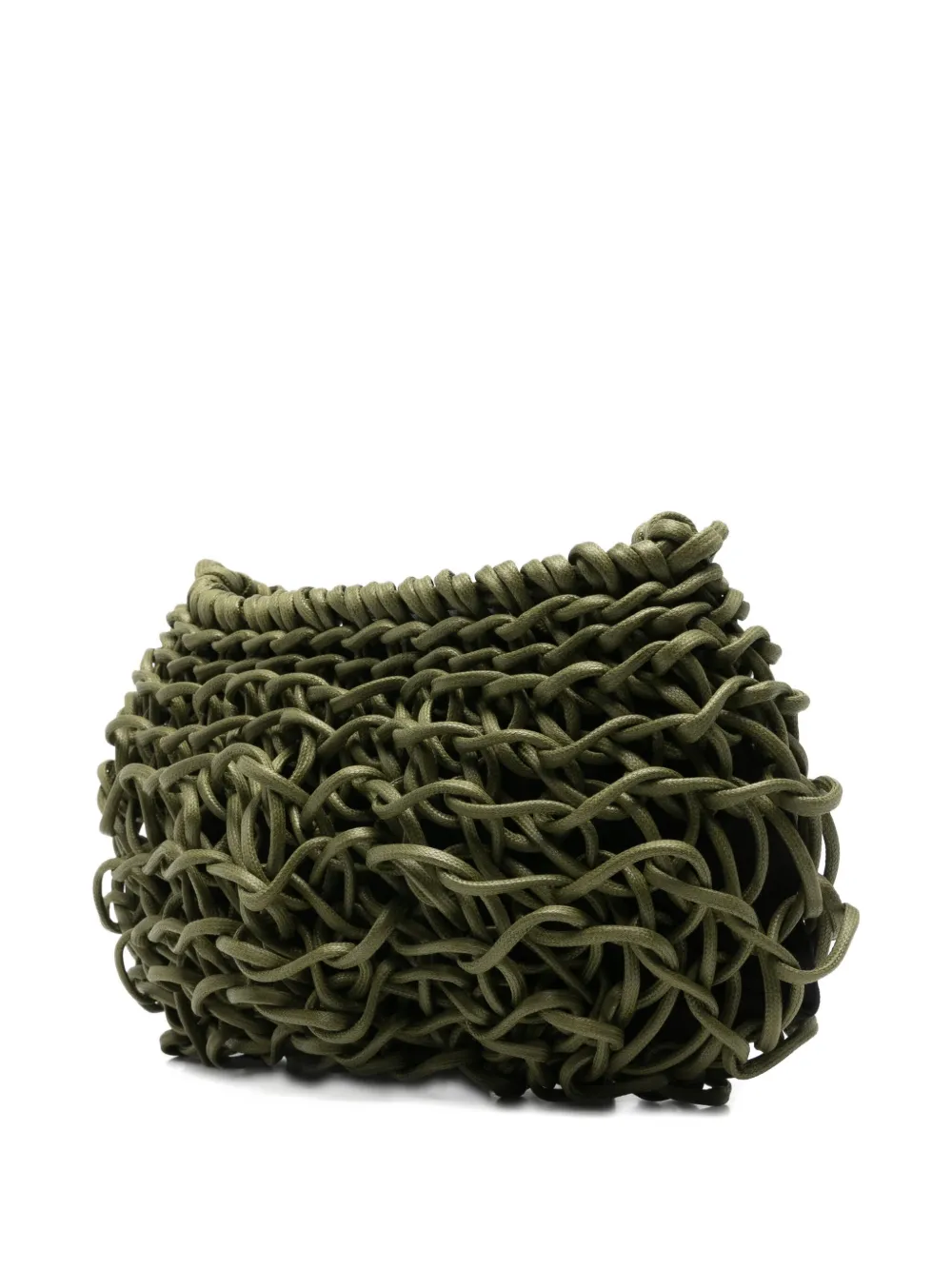 Alienina Cecilia interwoven shoulder bag - Groen