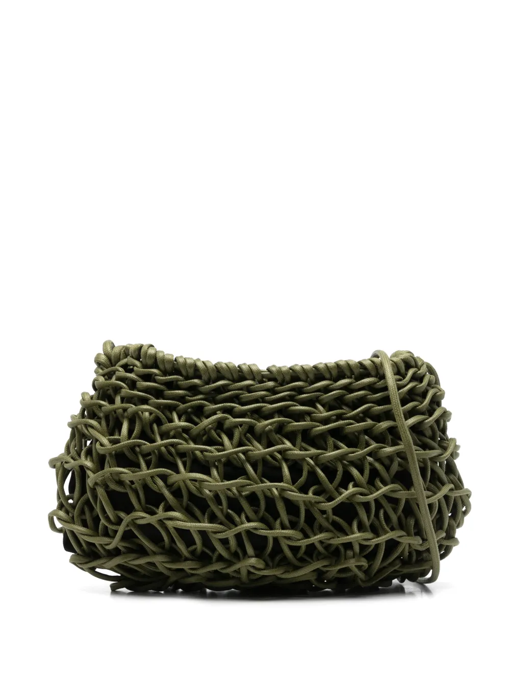 Alienina Cecilia interwoven shoulder bag - Verde