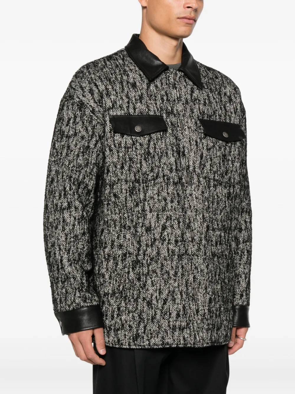 Golden Goose Overhemd met borstzak Zwart