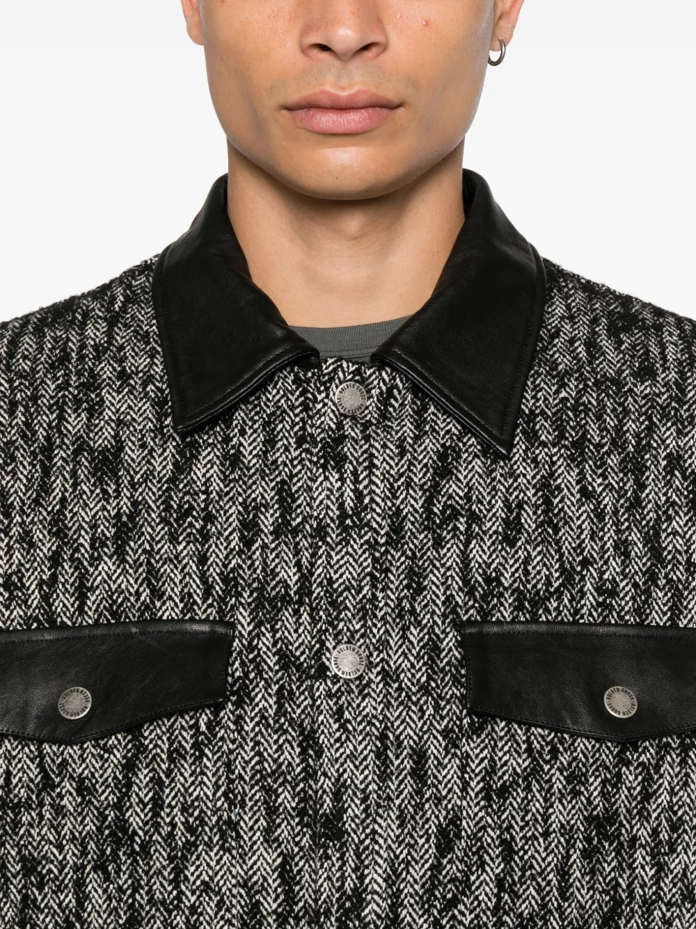 Golden Goose Overhemd met borstzak Zwart