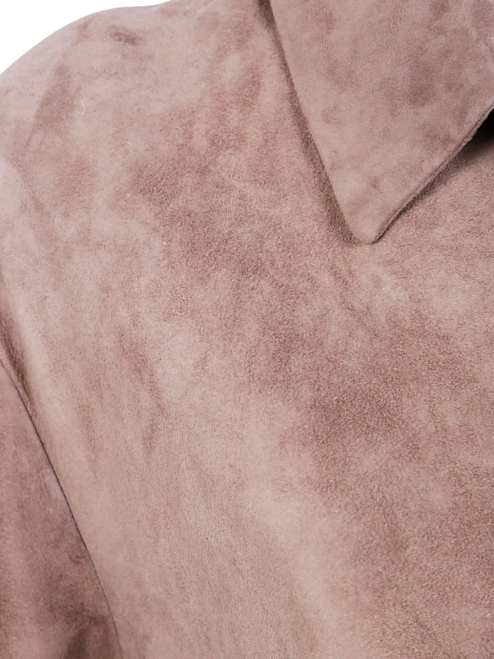  's Max Mara Suede Coat - Brown 