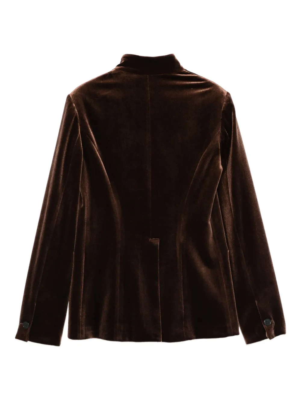 Cenere Velvet Jacket In Brown
