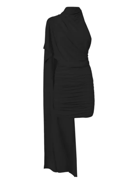 THE ANDAMANE Waverly cape effect-ruched mini dress