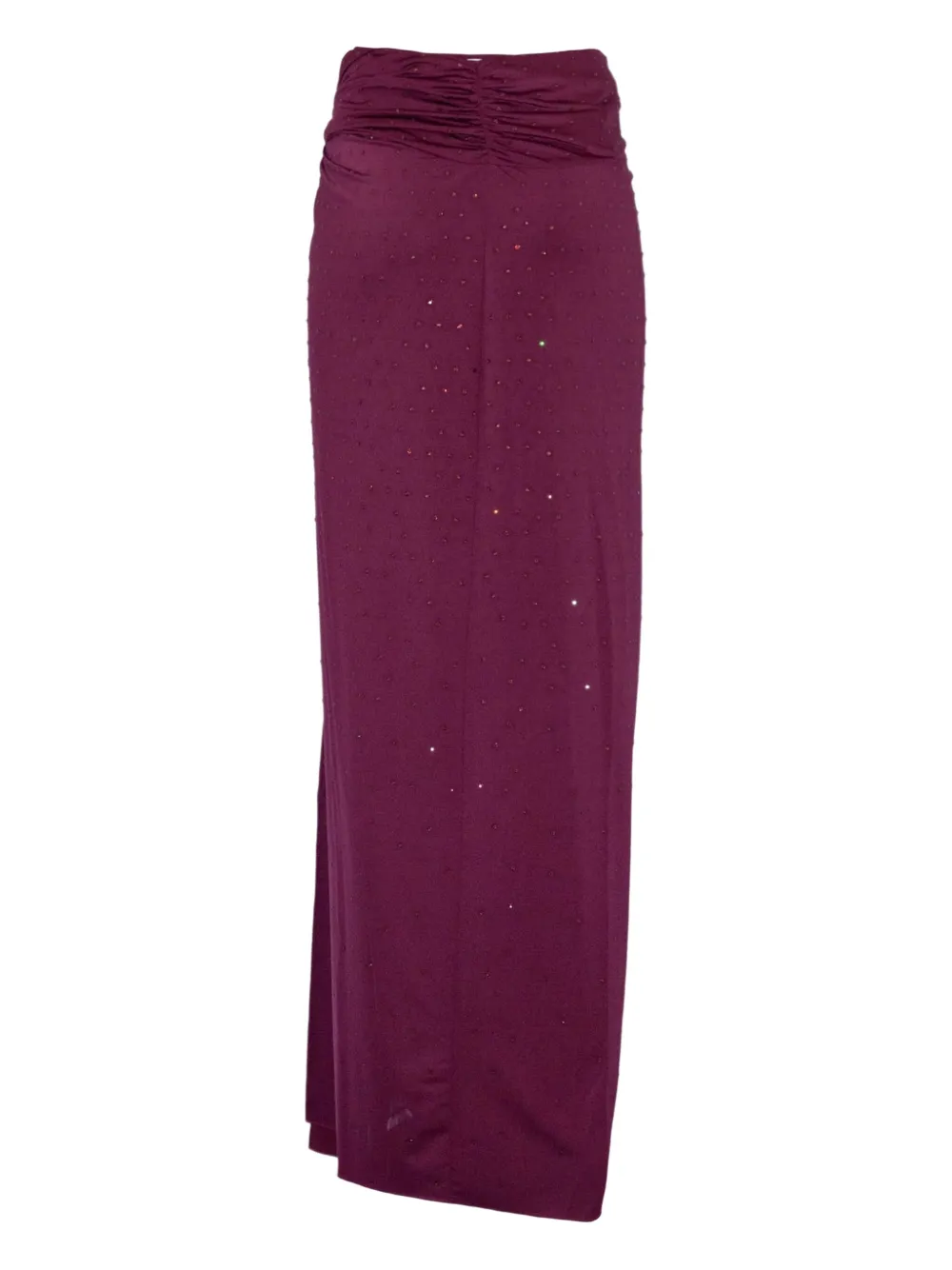 THE ANDAMANE Zohra crystal draped knot maxi skirt | Asymmetric & Draped Skirts | Image 2