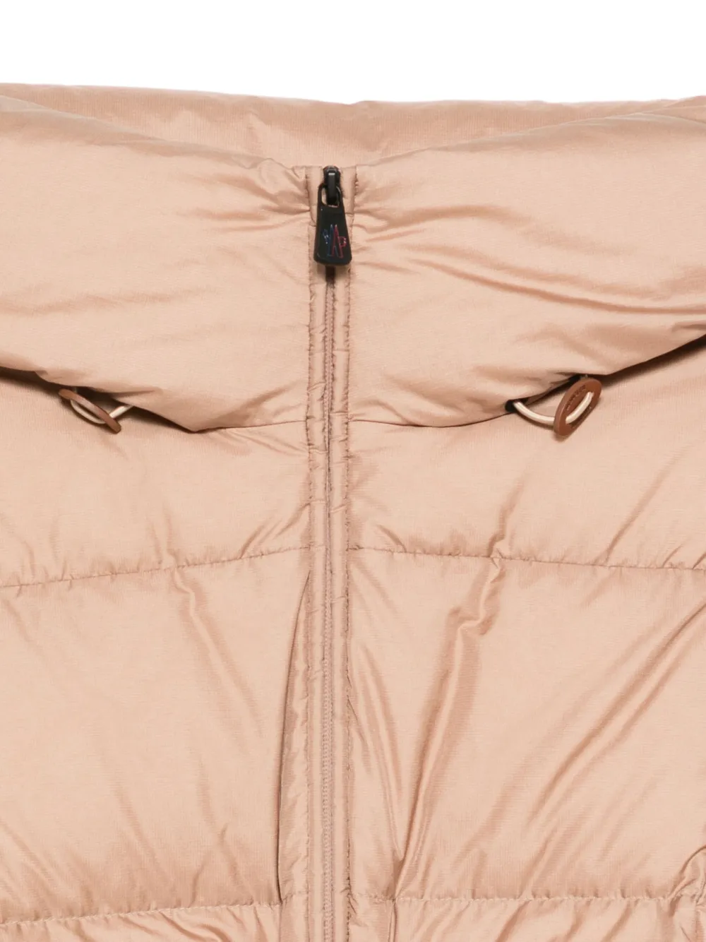 Moncler Nisene jack met ceintuur Beige