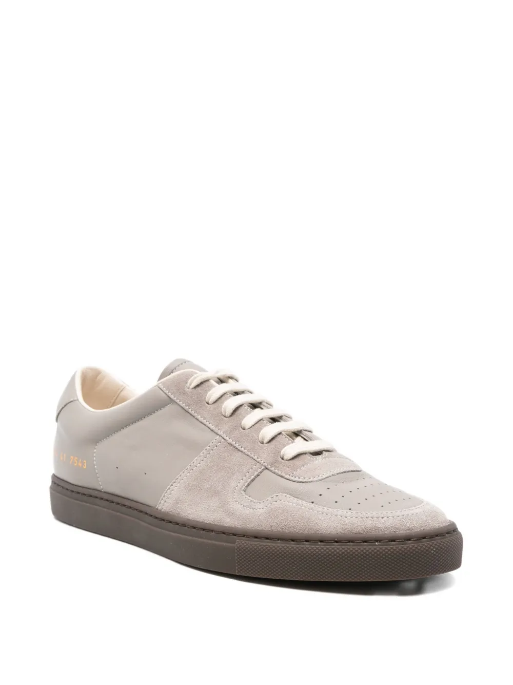 Common Projects Suede Panelled Sneakers In Neutral