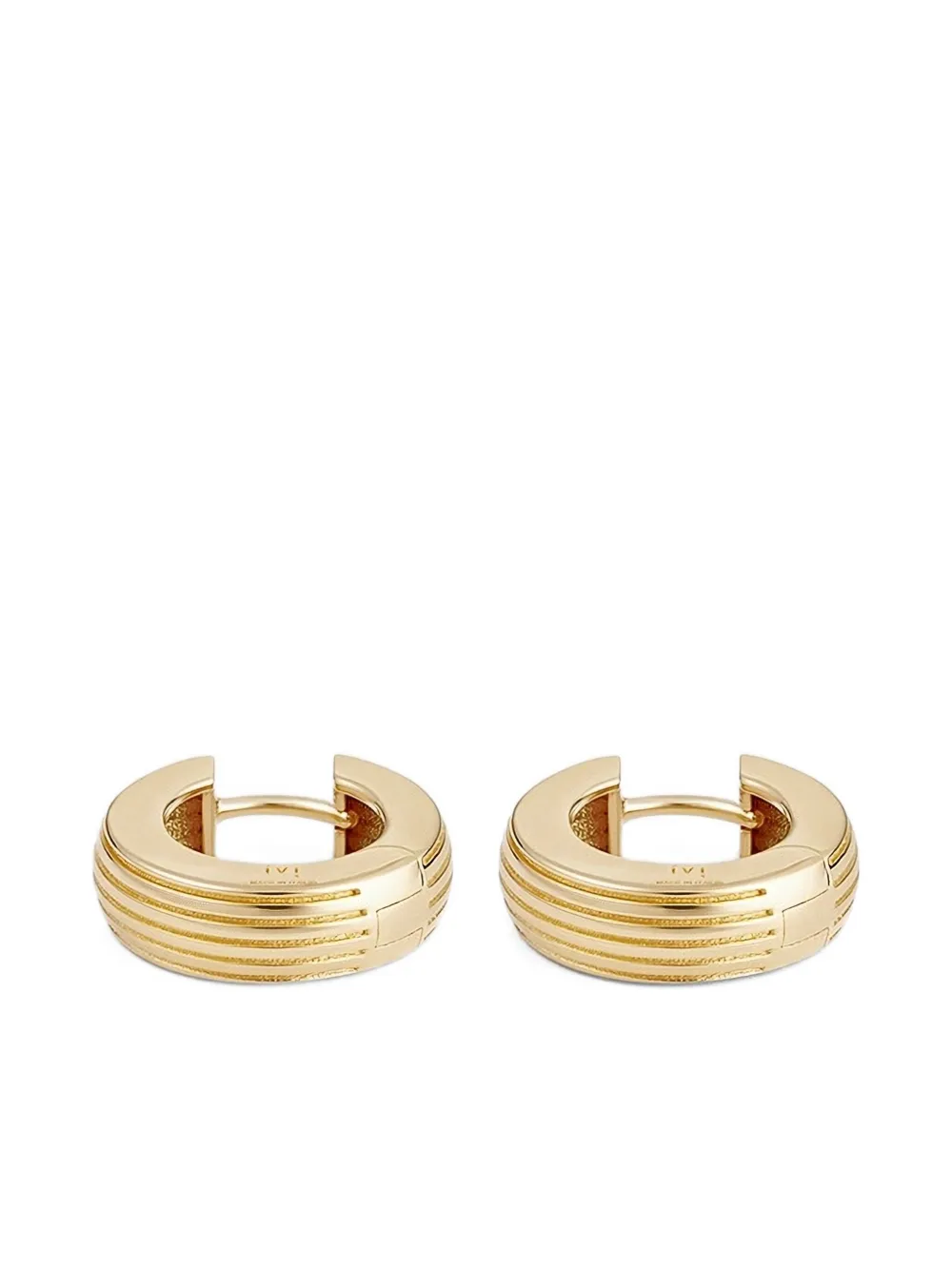 IVI mini Aurelia round hoops | Gold | Image 1