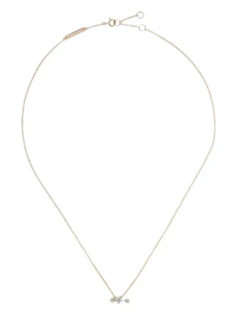 Delfina Delettrez collar Two in one en oro amarillo de 18kt con diamantes