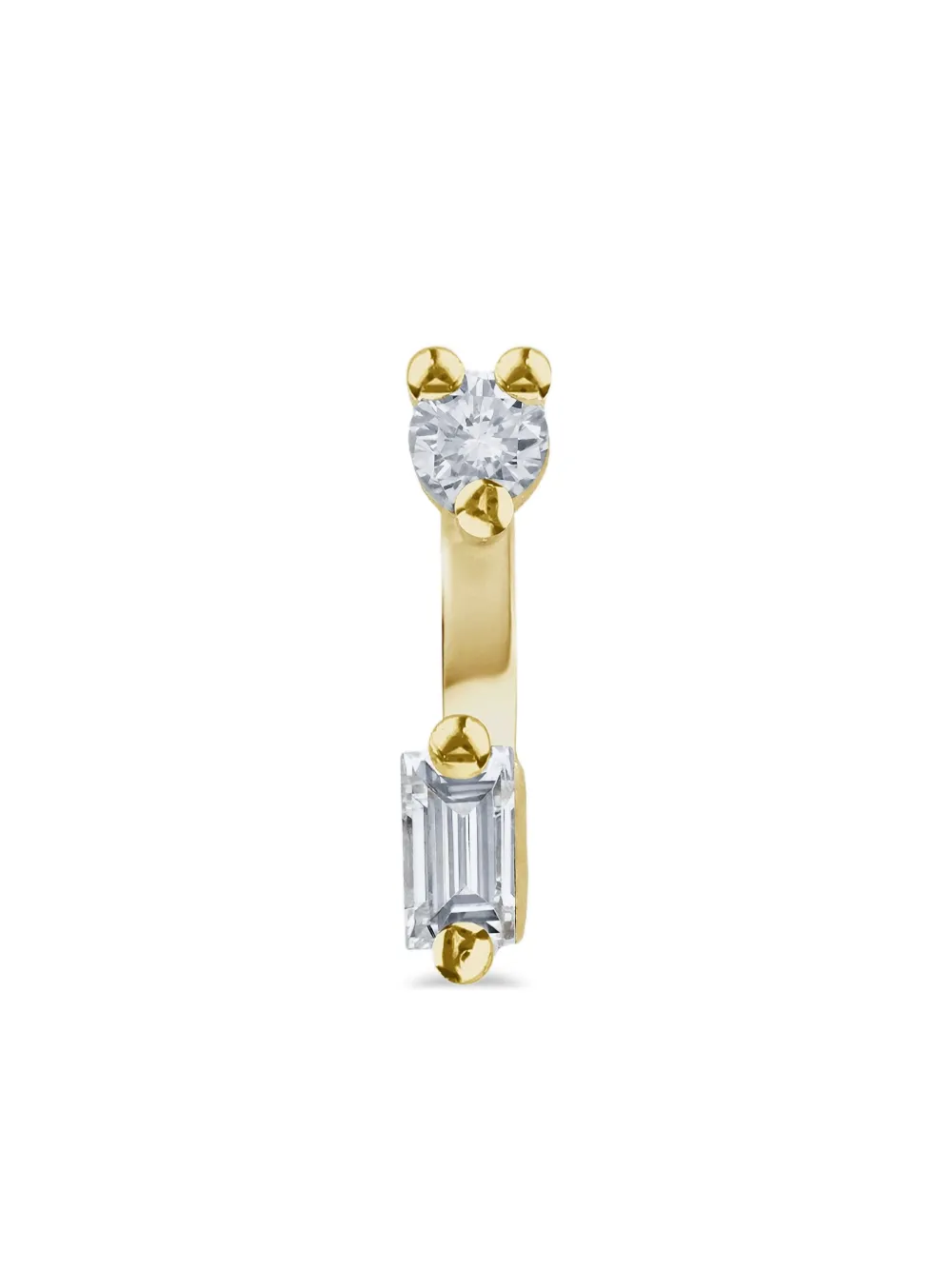 Delfina Delettrez 18K yellow gold Micro Piercing diamond earring