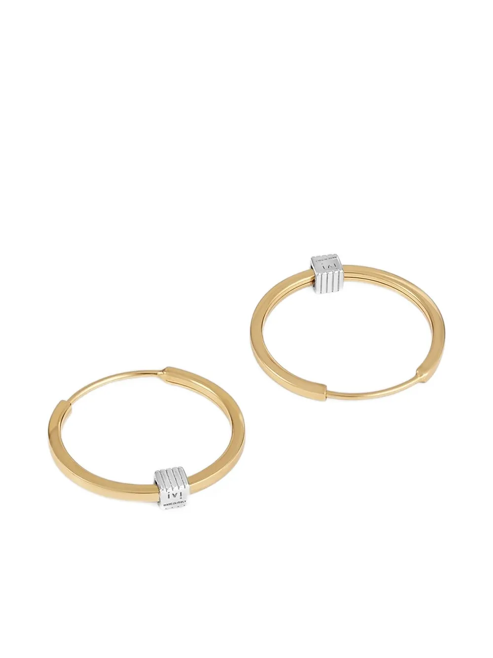 IVI Joia slim hoops earrings - Goud