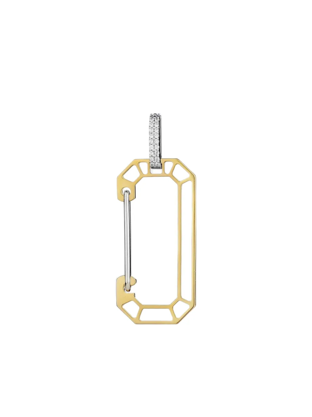 Eéra 18k Yellow Gold Anima Chiara Big Diamond Earring In Gold