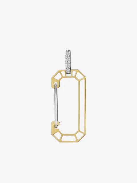 EÉRA 18K yellow gold Anima Chiara Big diamond earring