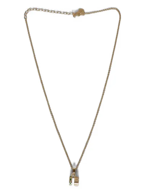 IVI Slot emerald-detail necklace