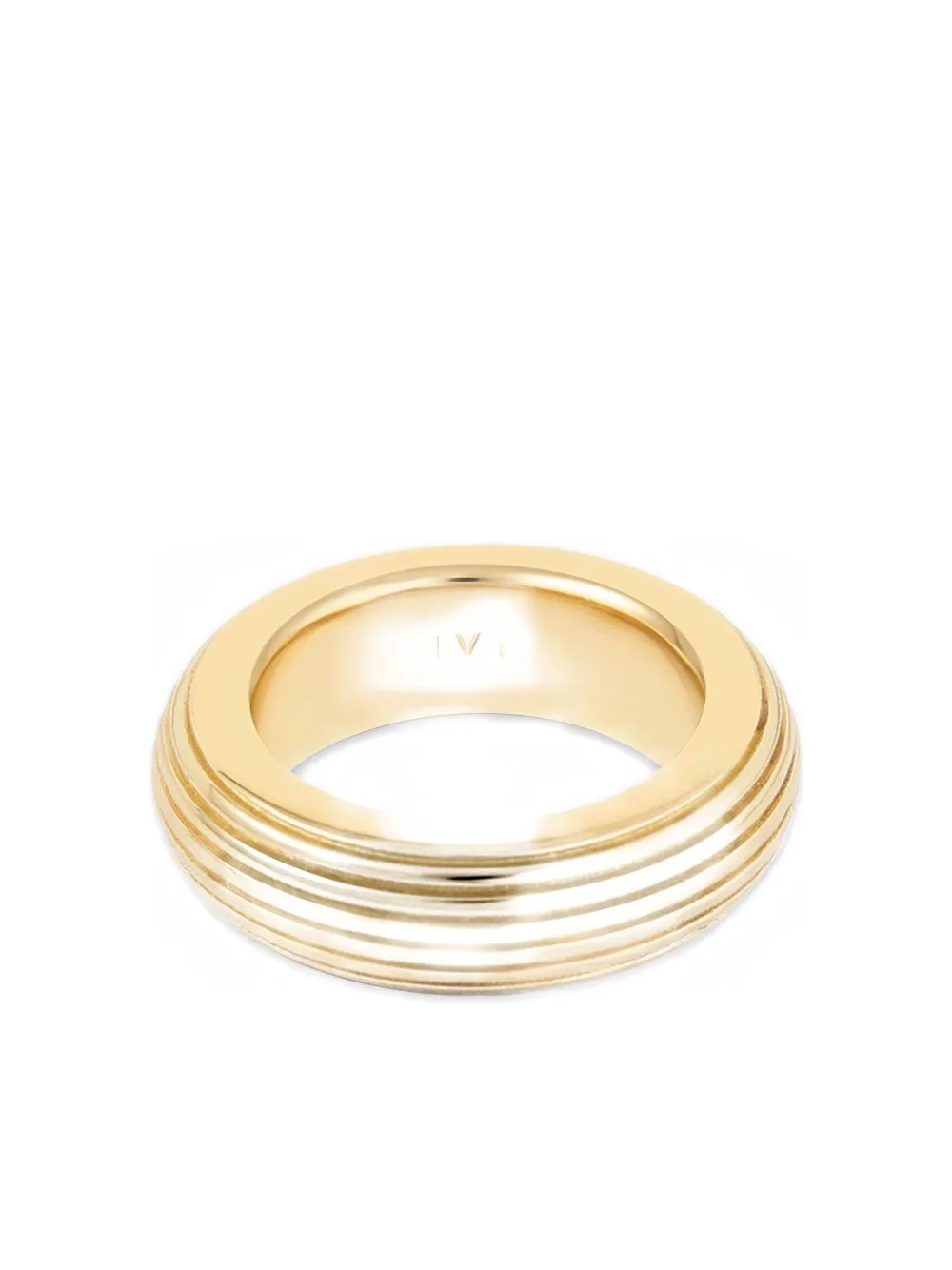 IVI wide round ring - Goud