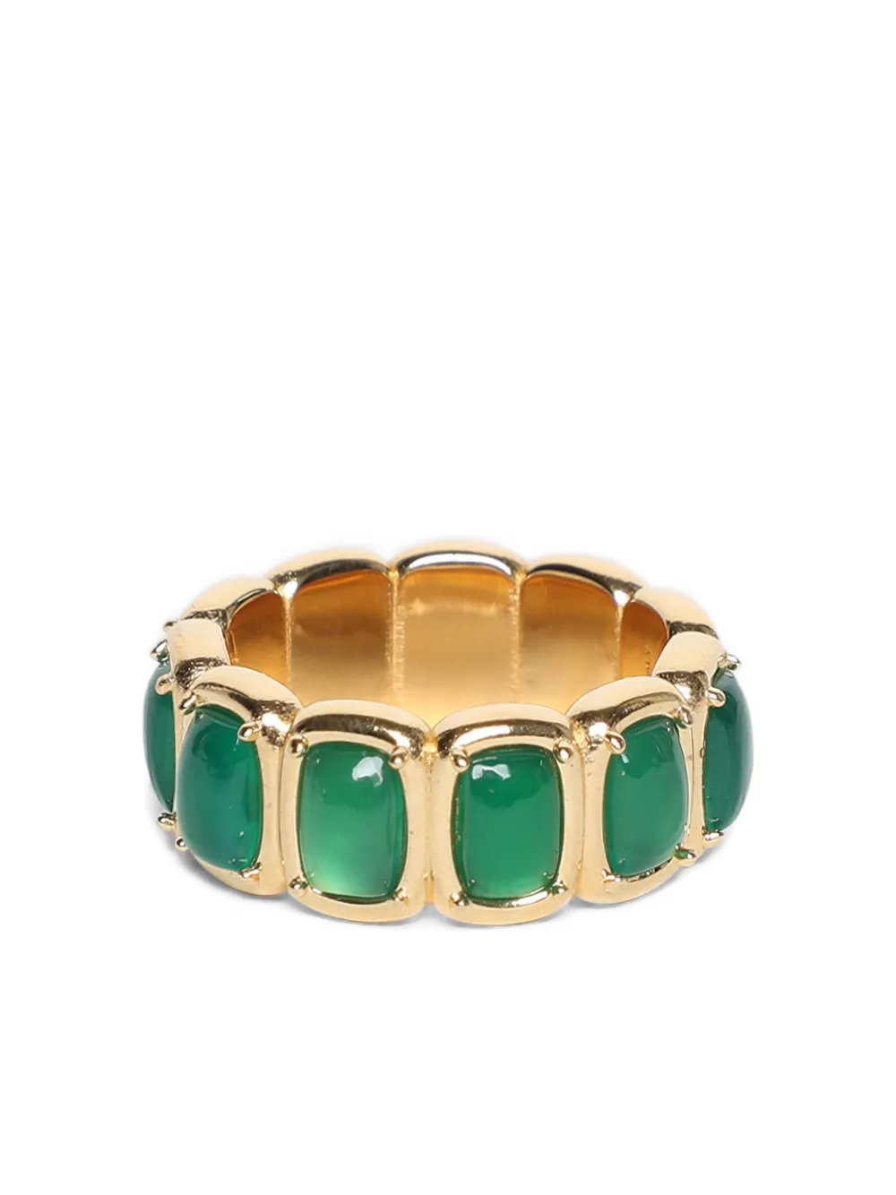 IVI Toy green onyx ring - ゴールドトーン IVI Toy green onyx ring - ゴールドトーン