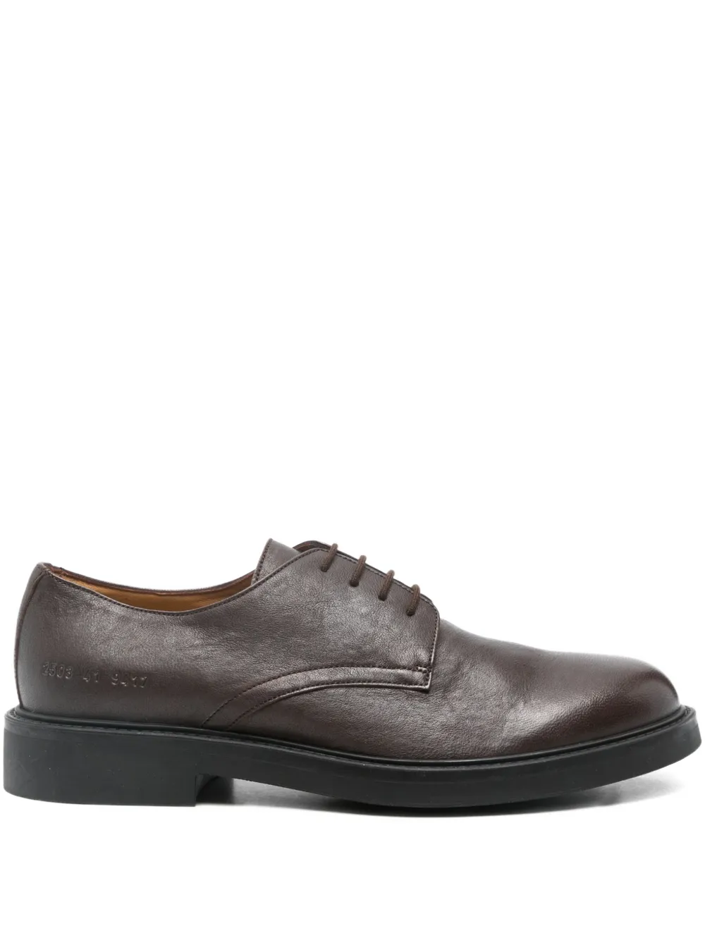 Common Projects Leather Loafers In Brown
