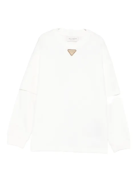 YES LONDON cotton long-sleeve T-shirt