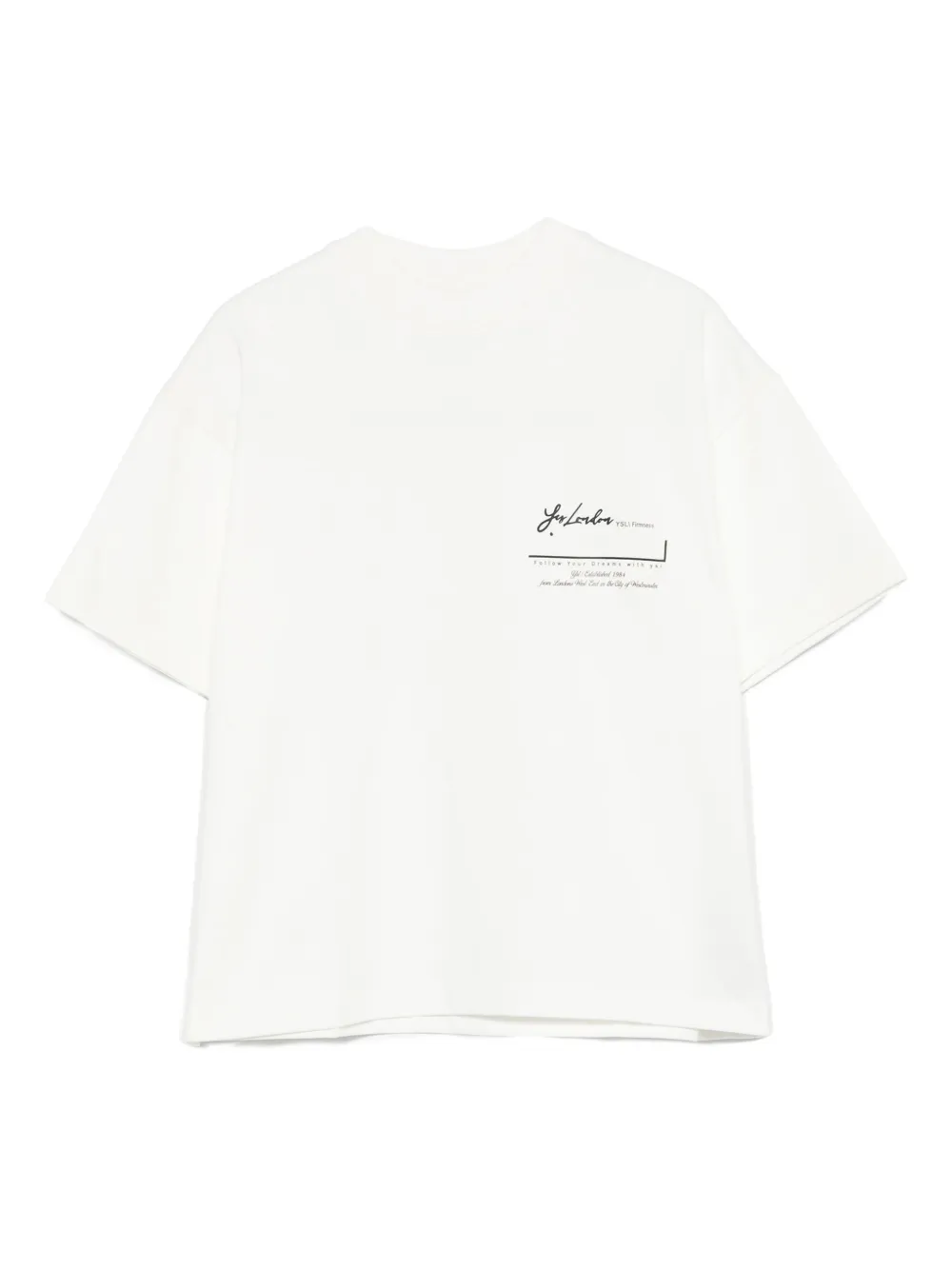YES LONDON logo-print T-shirt | White | Image 1