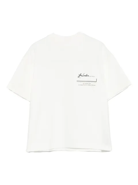 YES LONDON logo-print T-shirt