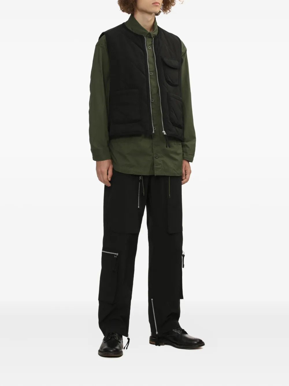 Comme des Garçons Homme quilted zip vest | Waistcoats & Gilets | Image 2