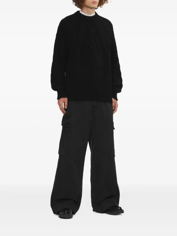 Comme Des Garçons Homme カーゴパンツ | ブラック | FARFETCH JP