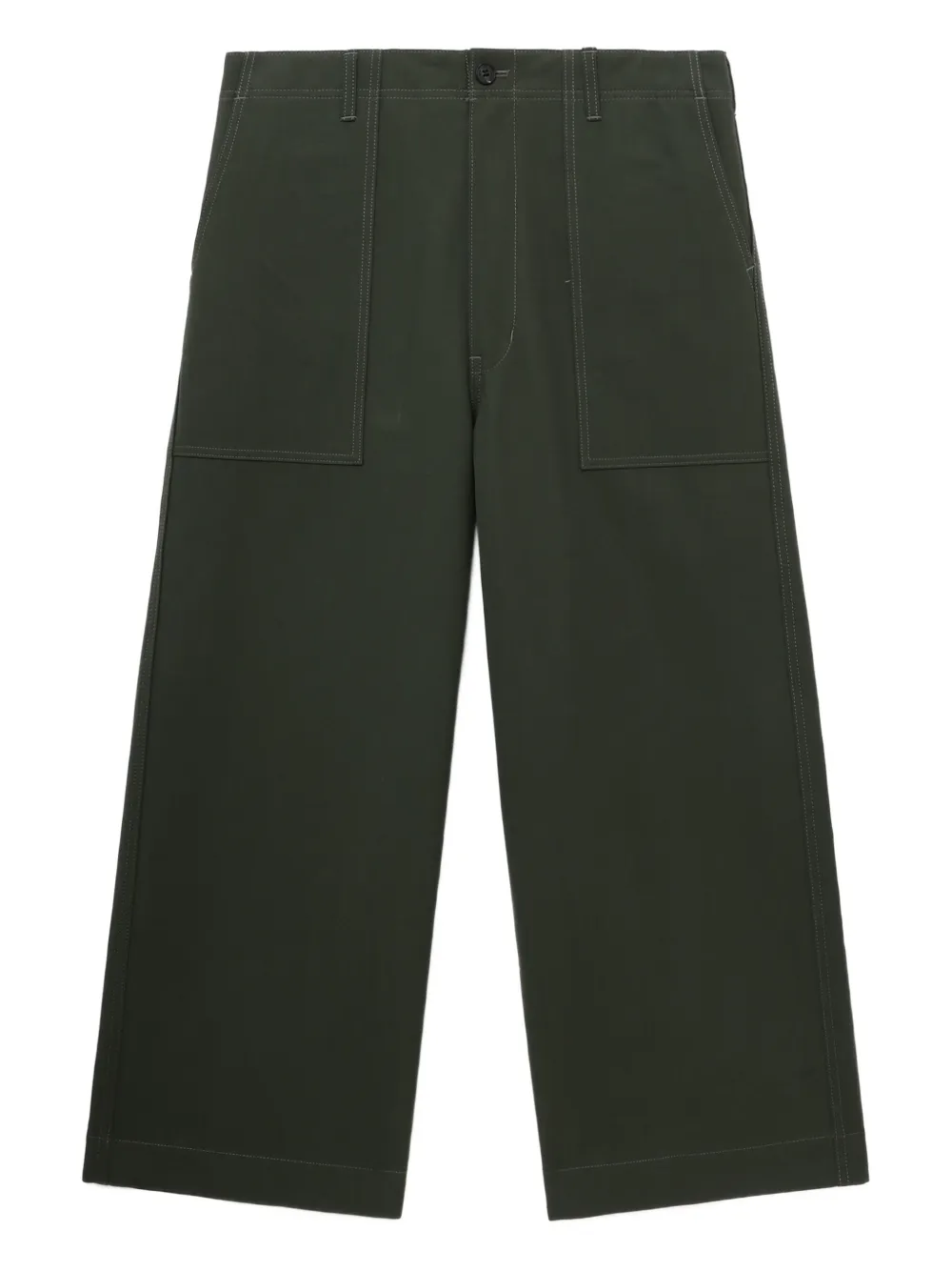 Comme des Garçons Homme pocket trousers | Green | Image 1
