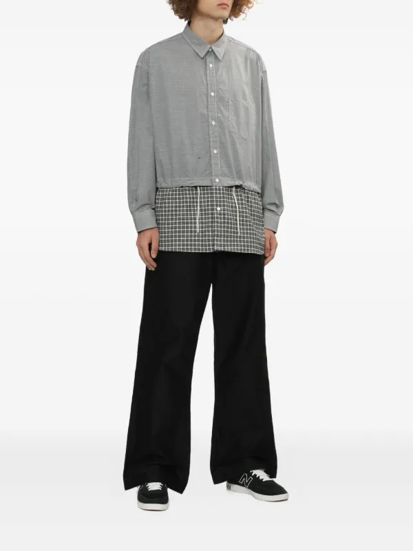 Comme Des Garçons Homme チェック シャツ | ブラック | FARFETCH JP