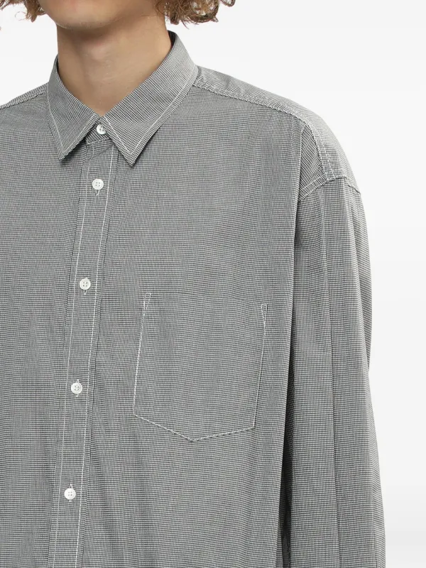 Comme Des Garçons Homme チェック シャツ | ブラック | FARFETCH JP