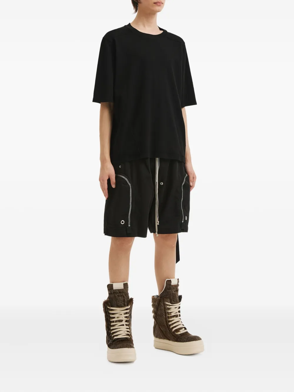 Rick Owens DRKSHDW Katoenen T-shirt Zwart