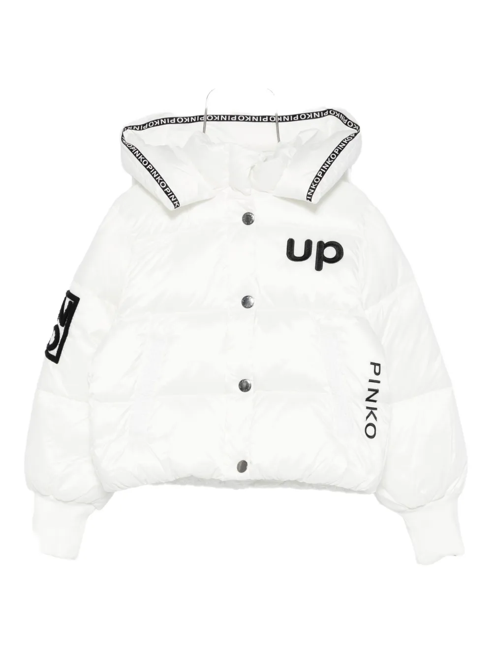 Pinko Kids hooded jacket | White | Image 1