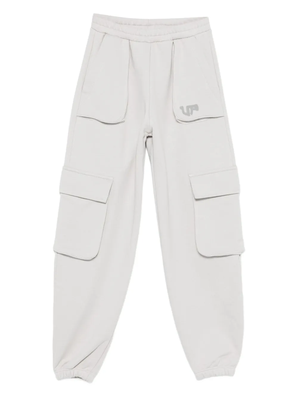 Pinko Kids cotton cargo trousers - Grigio