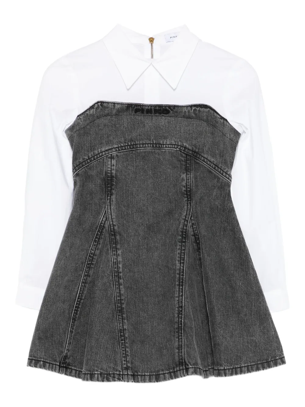 Pinko Kids layered dress | Grey | Image 1