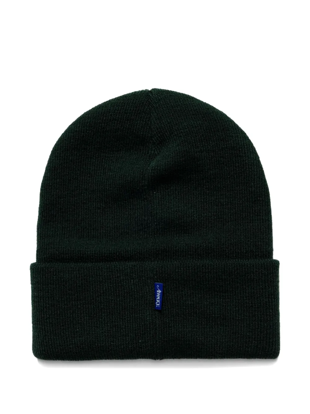 Awake NY Vanson Skeleton embroidered ribbed beanie hat - Groen