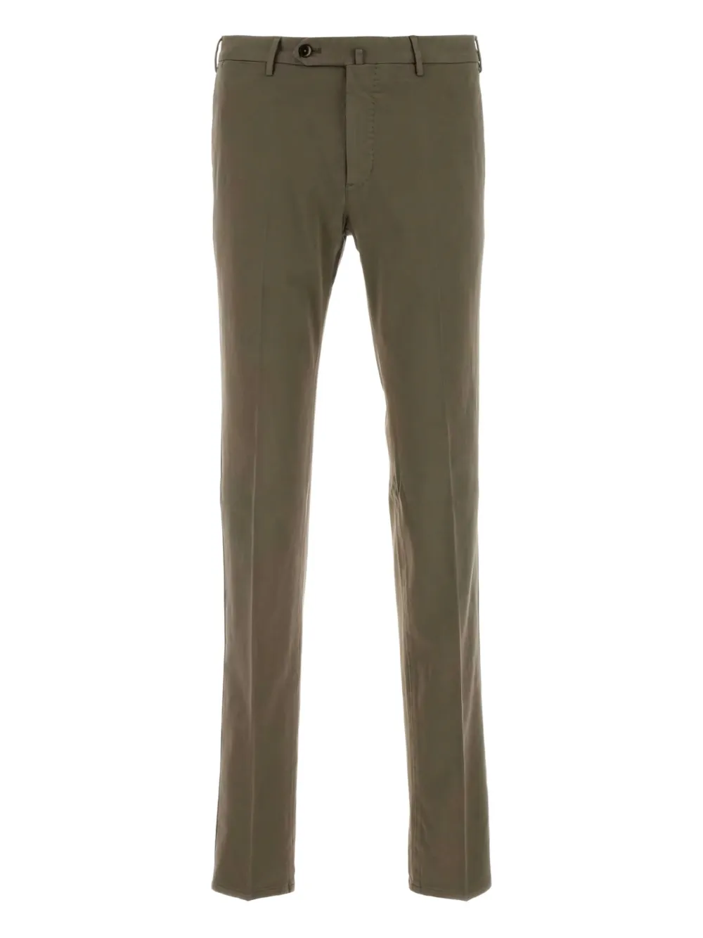 PT Torino stretch cotton blend trousers | Brown | Image 1