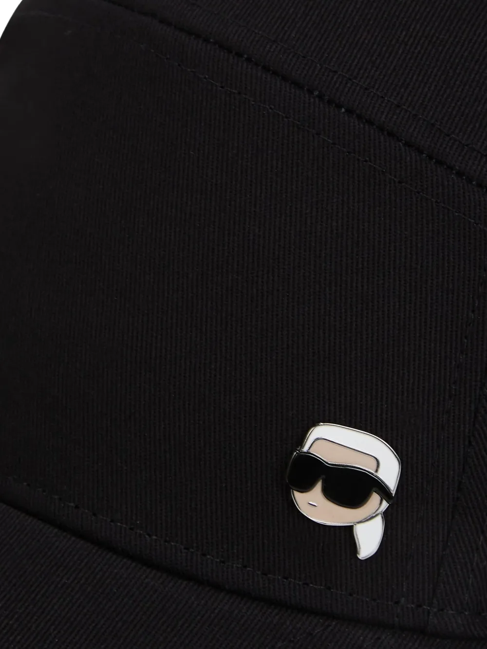 Karl Lagerfeld Ikon honkbalpet Zwart