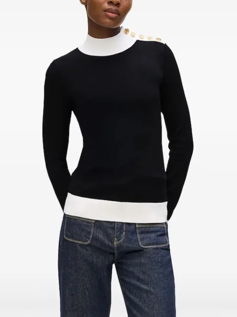 Karl Lagerfeld button-detail sweater