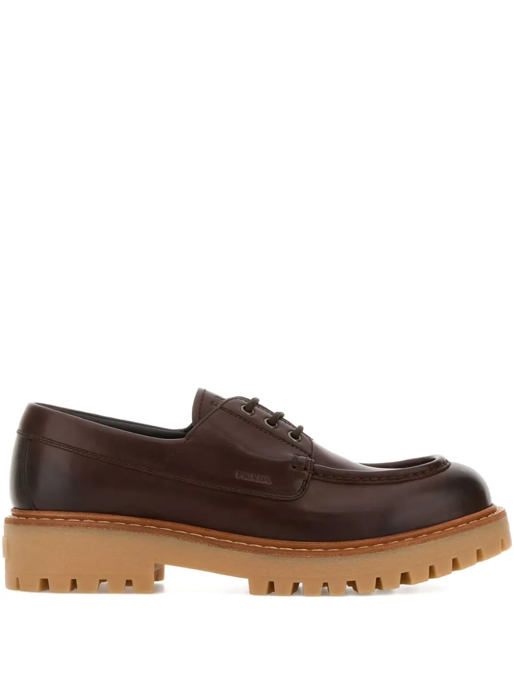 Prada Leren loafers Bruin