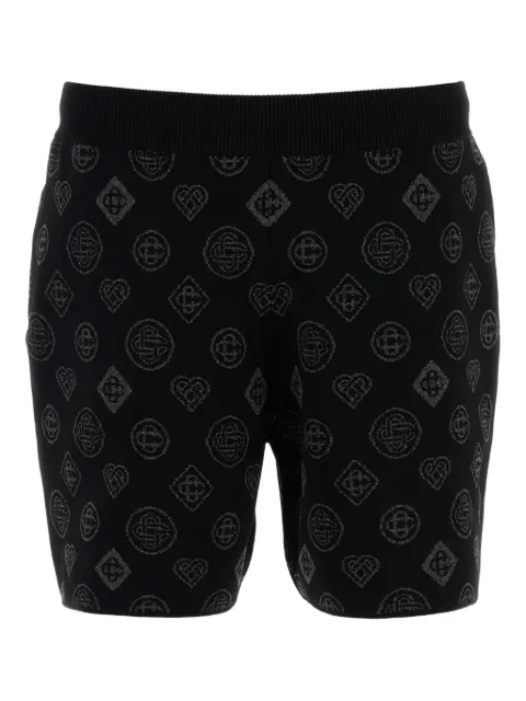 Casablanca embroidered jacquard bermuda shorts