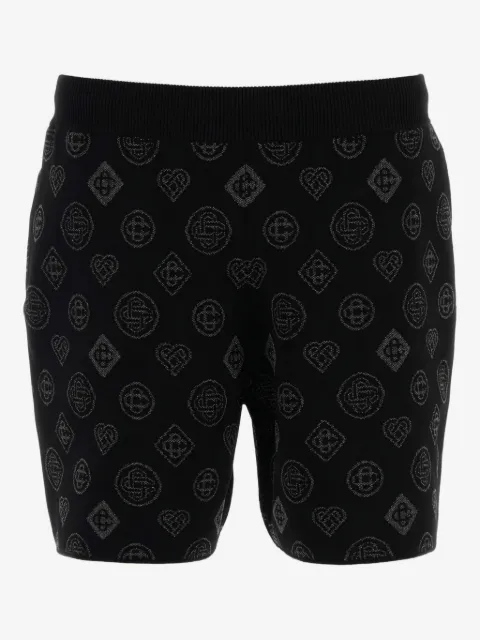 Casablanca bermudas bordadas en jacquard
