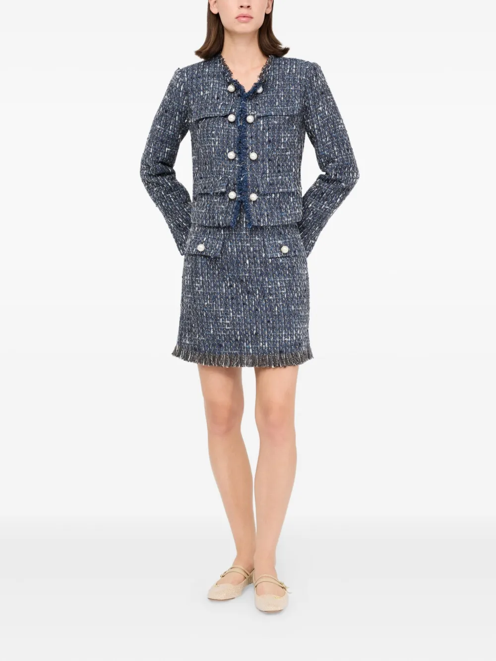 LIU JO chaqueta deshilachada | Chamarras de tweed | Image 2