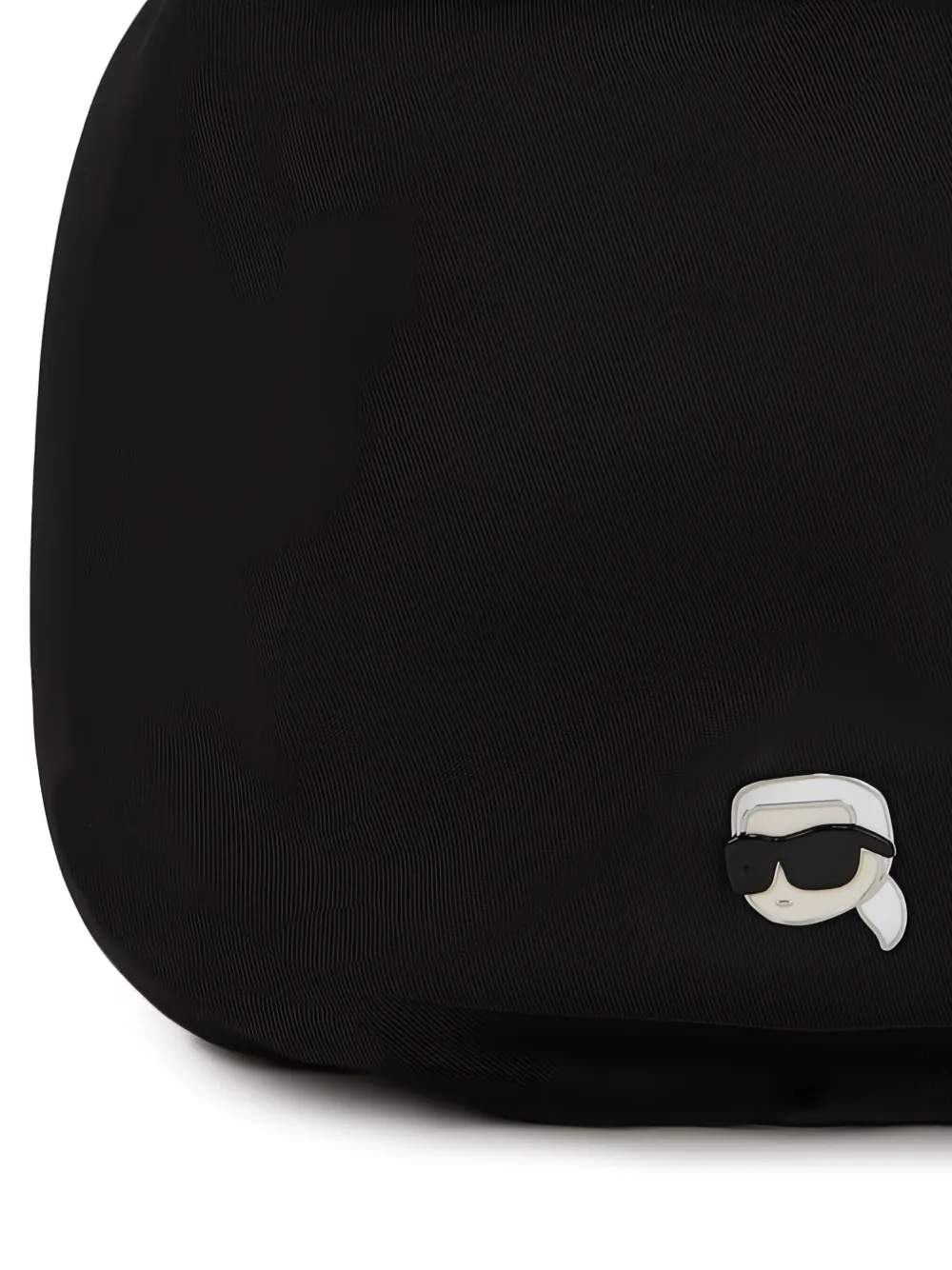 Karl Lagerfeld Kleine Ikon bucket-tas met trekkoord Zwart