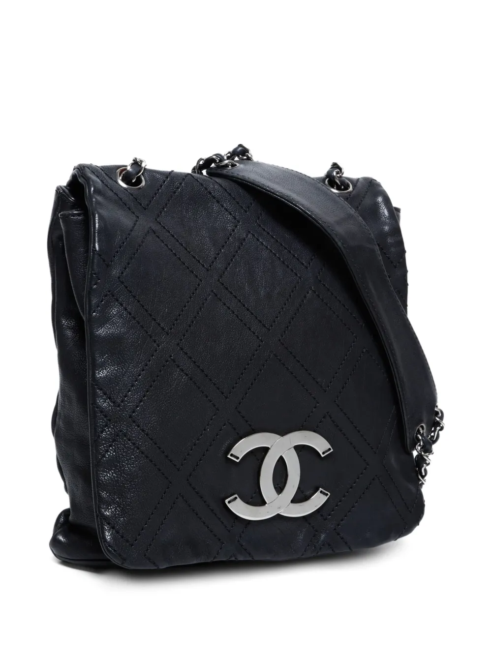 2000-2006 Cc Diamond-Quilted Shoulder Bag